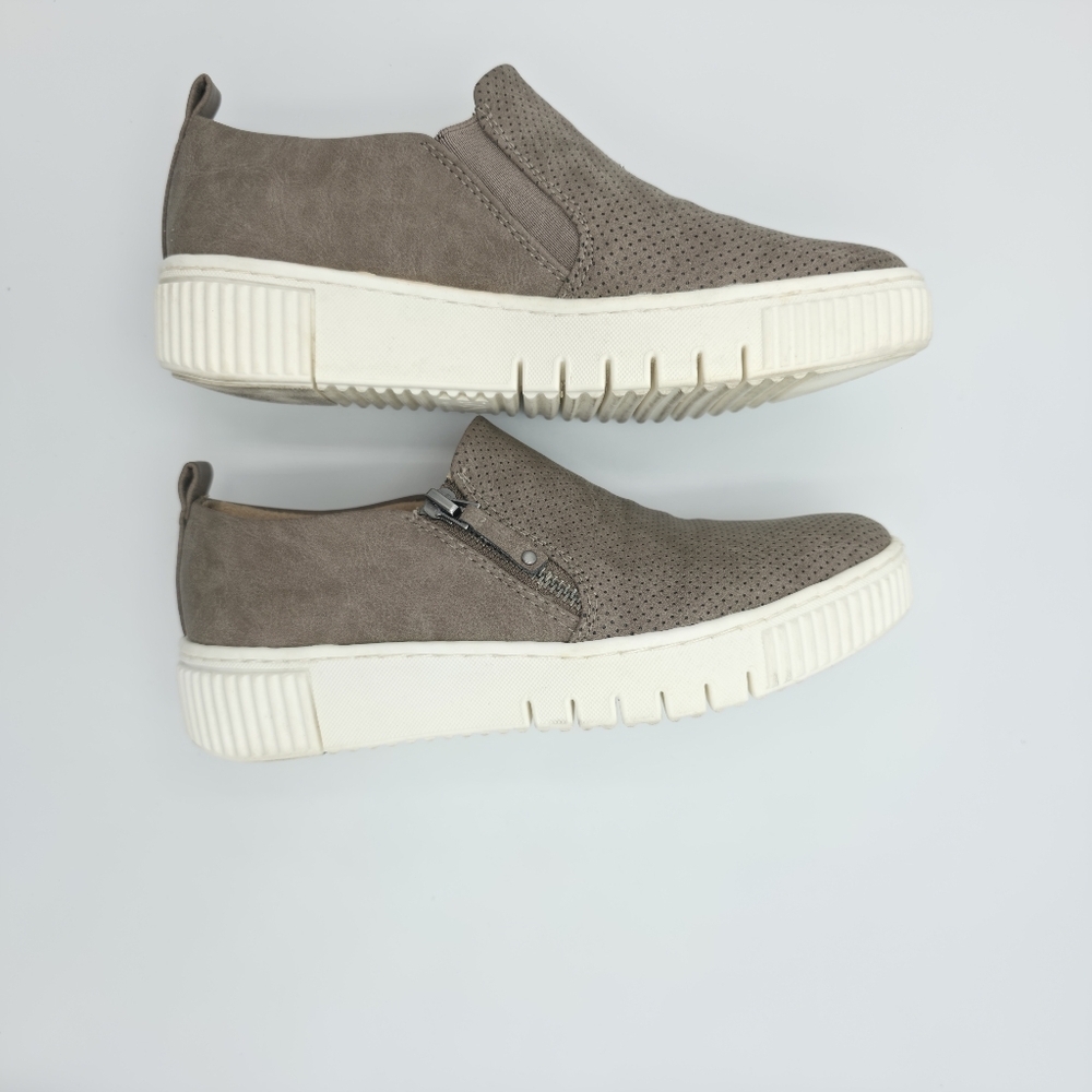 SOUL Turner Slip On Sneakers Grey Size 6.5 - Picture 6 of 9